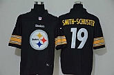 Nike Steelers 19 JuJu Smith-Schuster Black Vapor Untouchable Limited Jersey,baseball caps,new era cap wholesale,wholesale hats